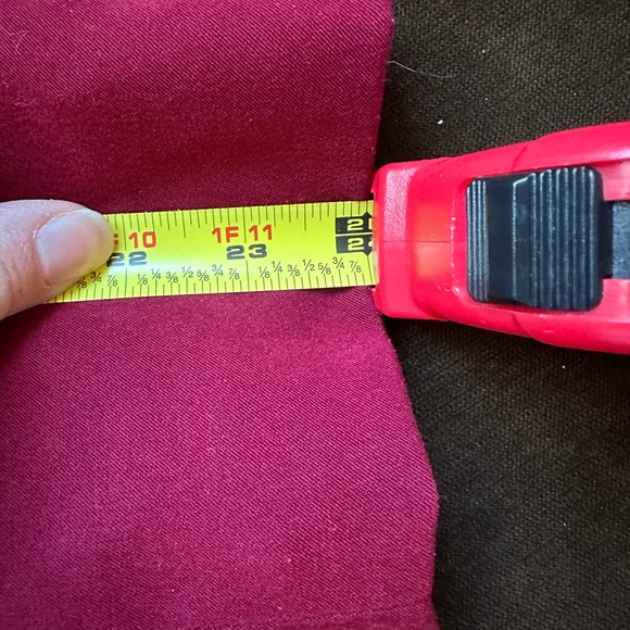 Karen Scott Red Zip Collared & Pockets Shoulder Pads Fully Lined S 12 Zip Front. - Picture 13 of 15